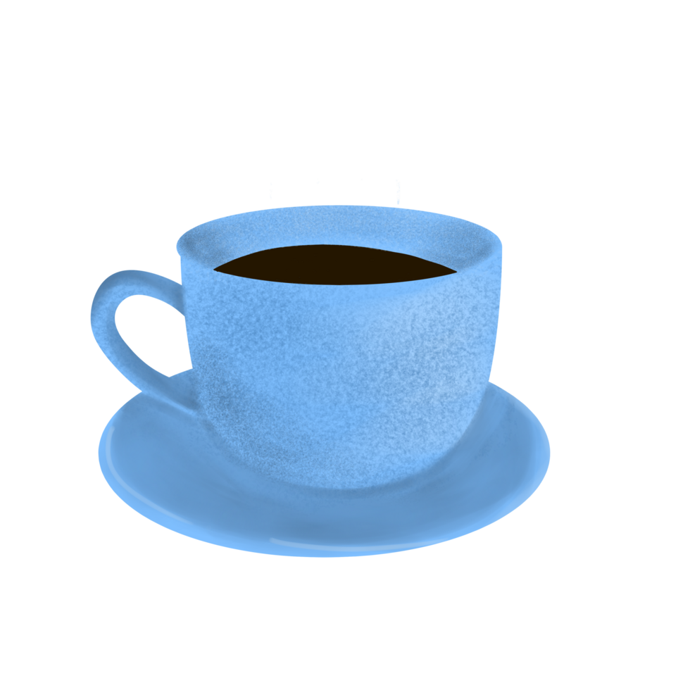 cup and saucer on png transparant background