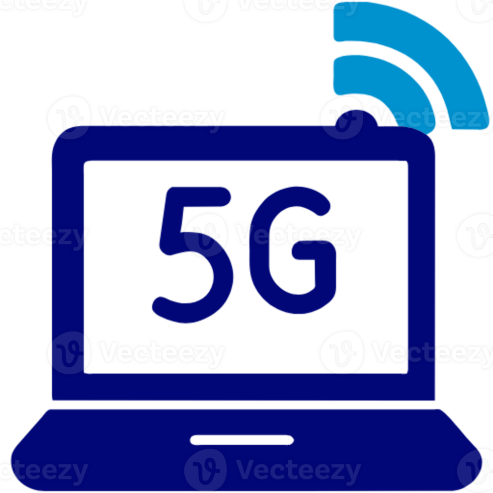 AI generated 5G Chip Technology png