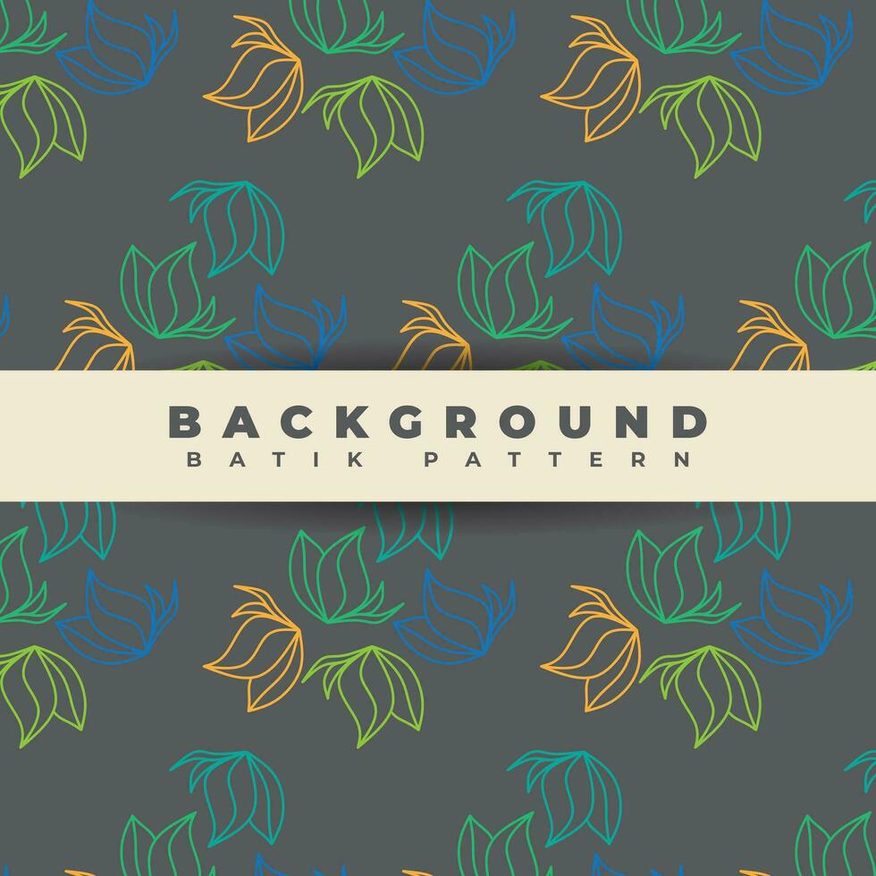 Seamless pattern background design, with colorful floral style vector