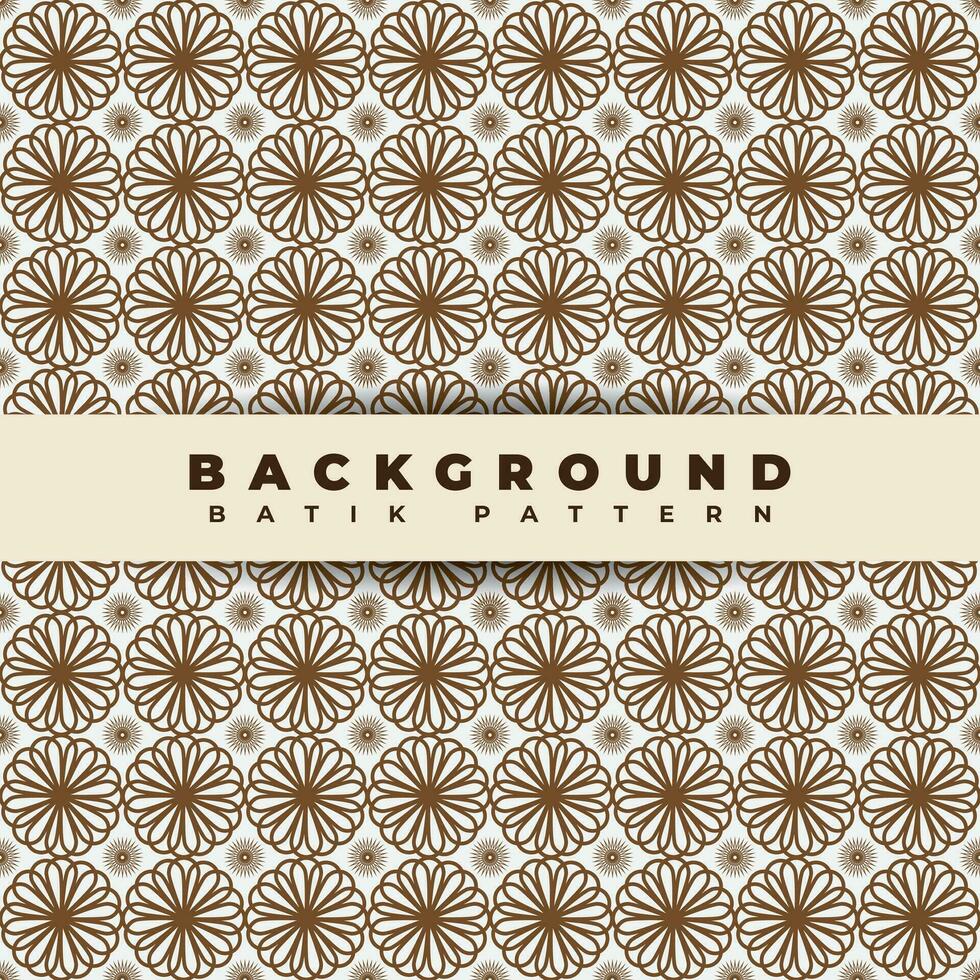 Seamless pattern background design, with floral style vector