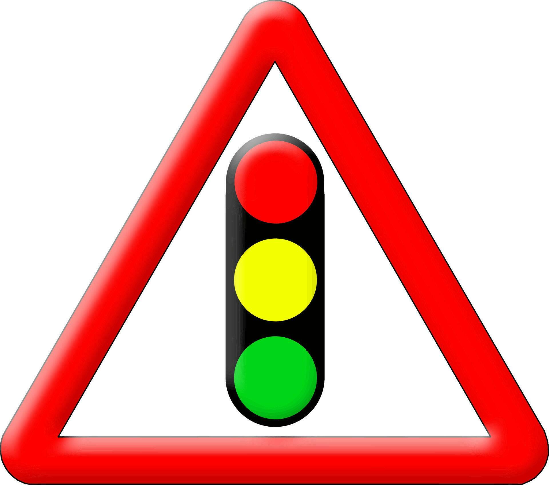 Traffic signal road sign vector illustration 35043165 Vector Art at Vecteezy