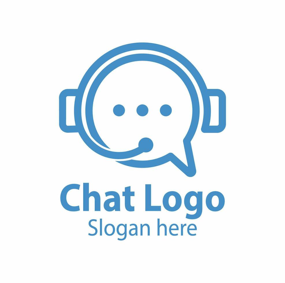 Chat Logo Design vector