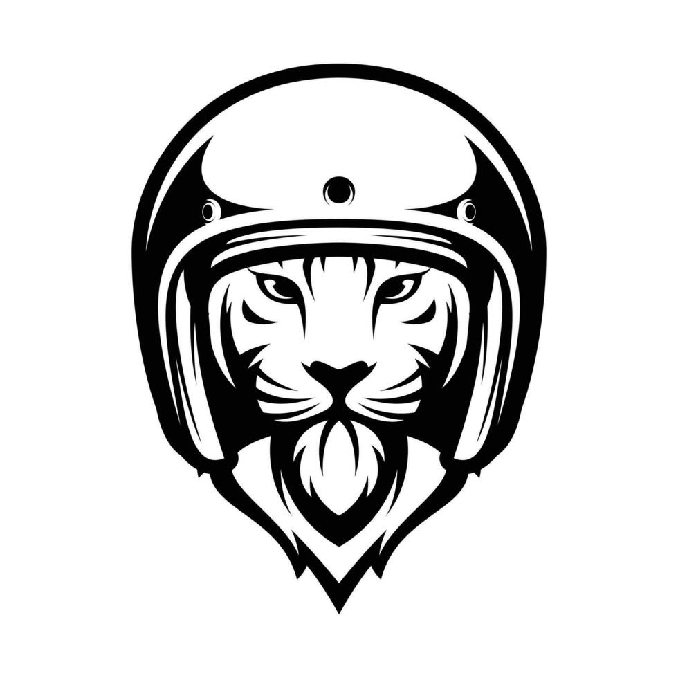 Tiger Ride Outline vector