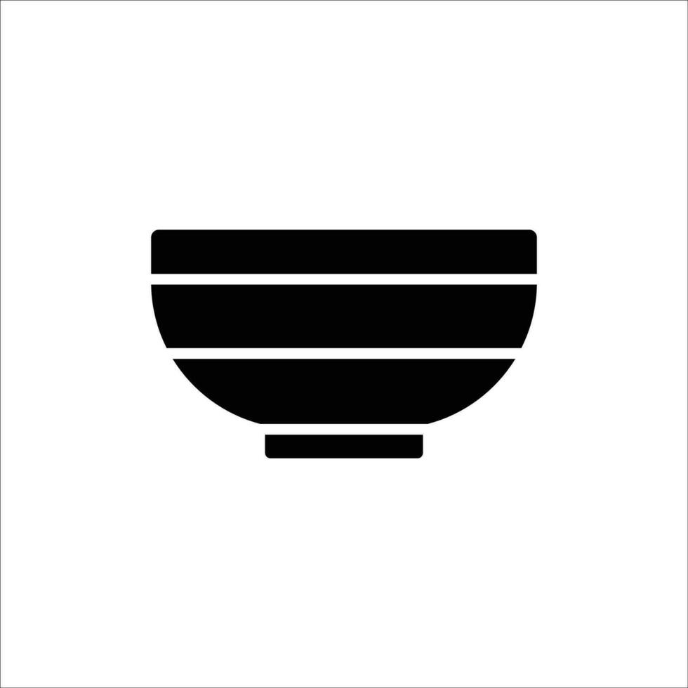 bowl icon vector design template simple and clean