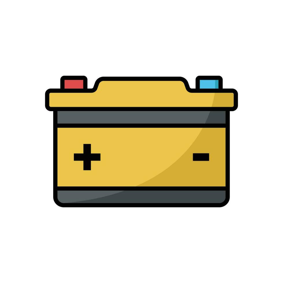 battery icon vector design template simple and clean