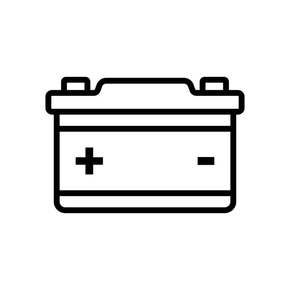 batería icono vector diseño modelo sencillo y limpiar