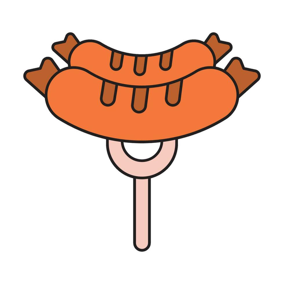 Sausage icon vector design templates simple and modern