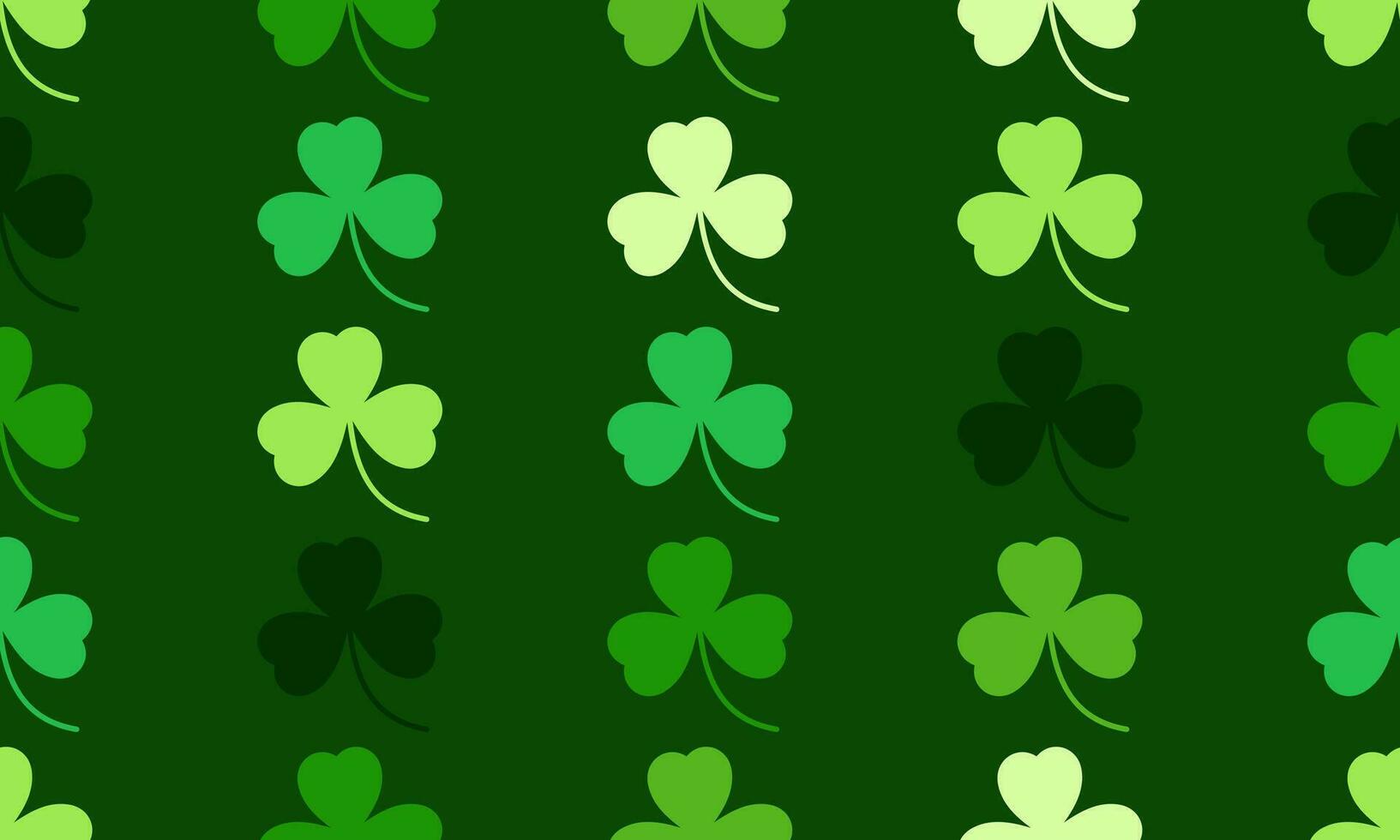 Happy Saint Patrick's day green background vector