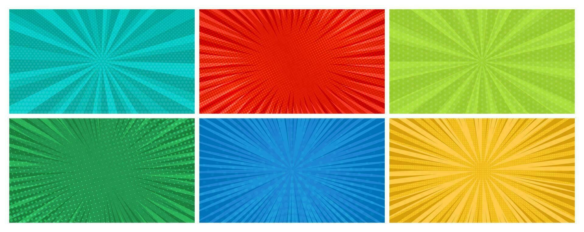 Colorful comic book background in pop art style vector