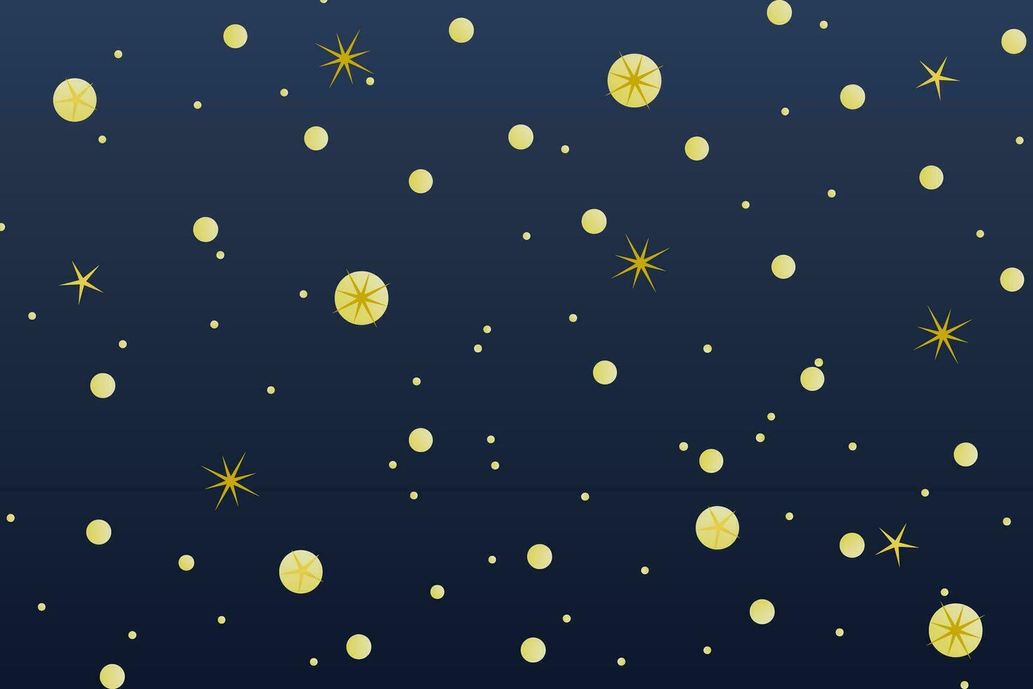 New year background dark night star and moon. Vector illustration