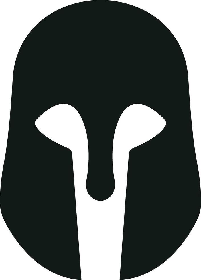 spartan helmet icon in flat style. isolated on transparent background. use for safety Greek gladiator design elements emblems create for logo, label, sign, symbol. Vector for apps and website