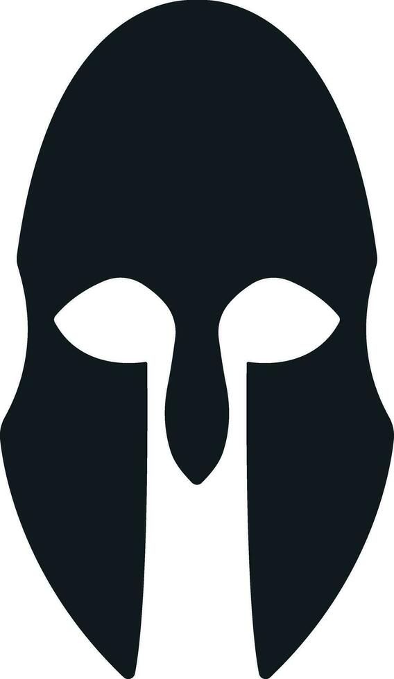 spartan helmet icon in flat style. isolated on transparent background. use for safety Greek gladiator design elements emblems create for logo, label, sign, symbol. Vector for apps and website