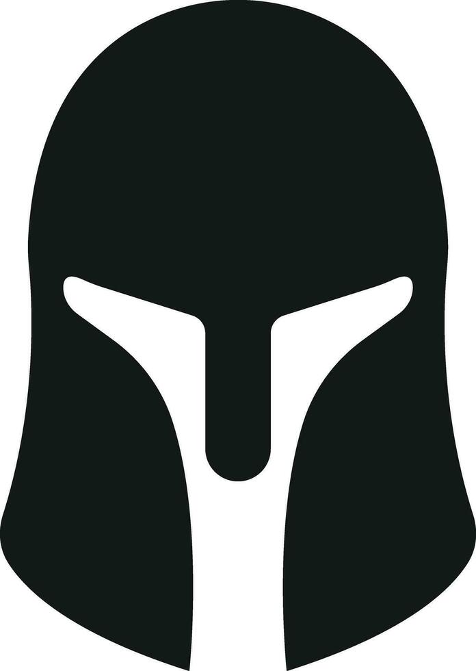 spartan helmet icon in flat style. isolated on transparent background. use for safety Greek gladiator design elements emblems create for logo, label, sign, symbol. Vector for apps and website