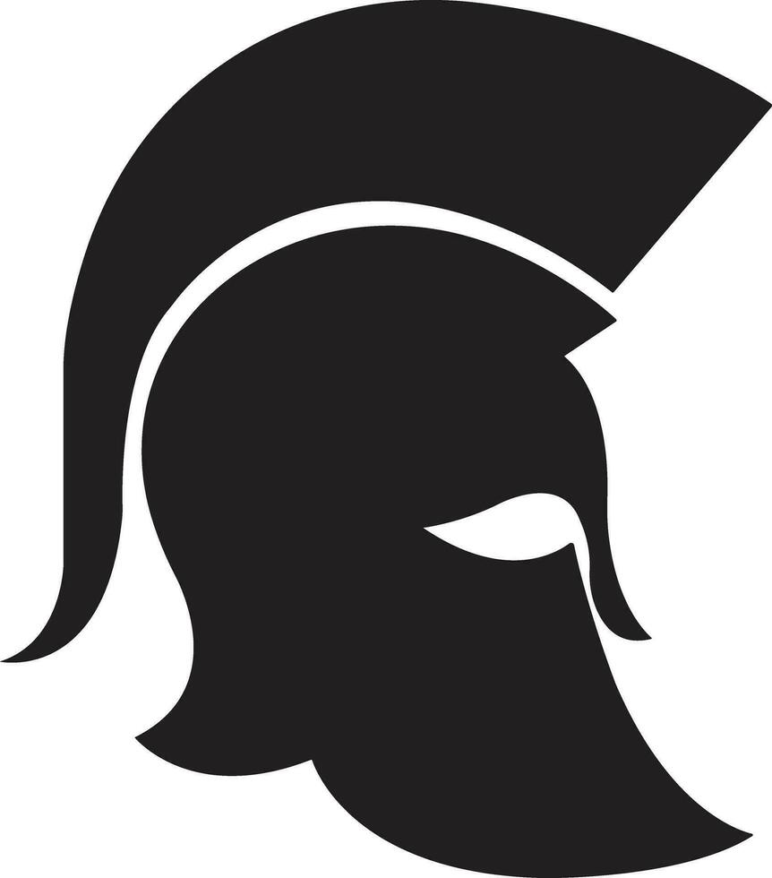 spartan helmet icon in flat style. isolated on transparent background. use for safety Greek gladiator design elements emblems create for logo, label, sign, symbol. Vector for apps and website