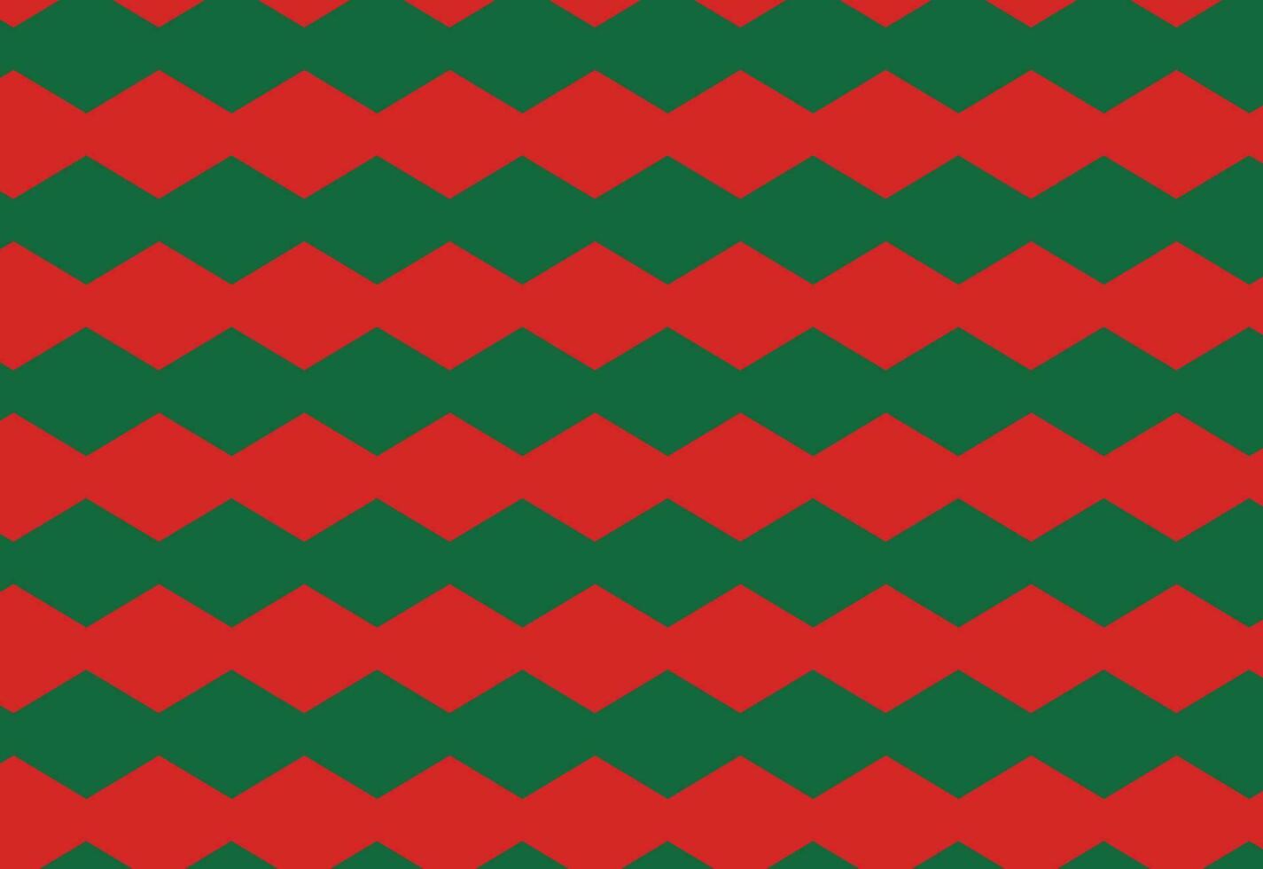 Holiday Chevron Elegance, Zigzag Red and Green Christmas Design vector