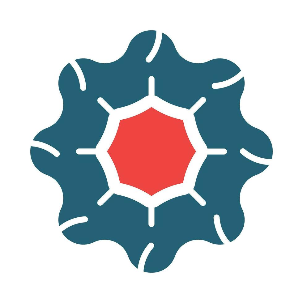 Scrunchie Glyph Two Color Icon Design vector