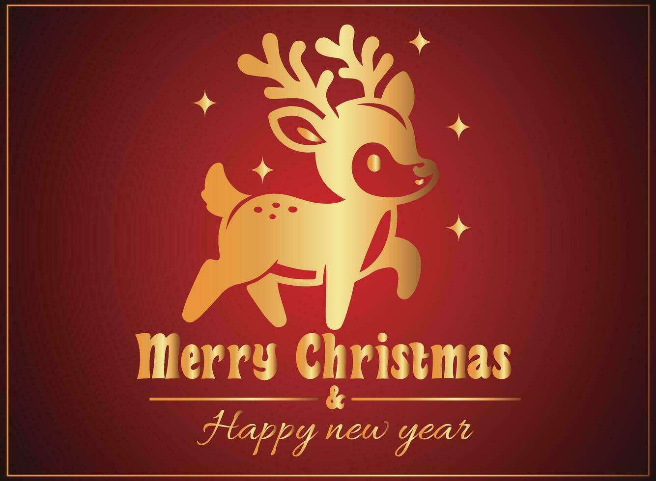 Regal Crimson Celebration, Merry Christmas and Happy New Year Elegance, christmas card vector
