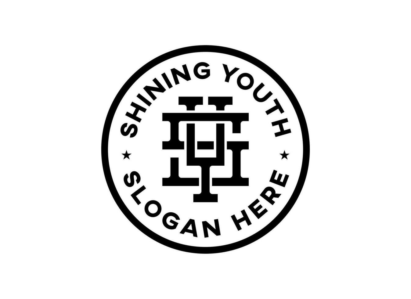 SY or YS Monogram Initial Letter Logo Design for your brand identity vector