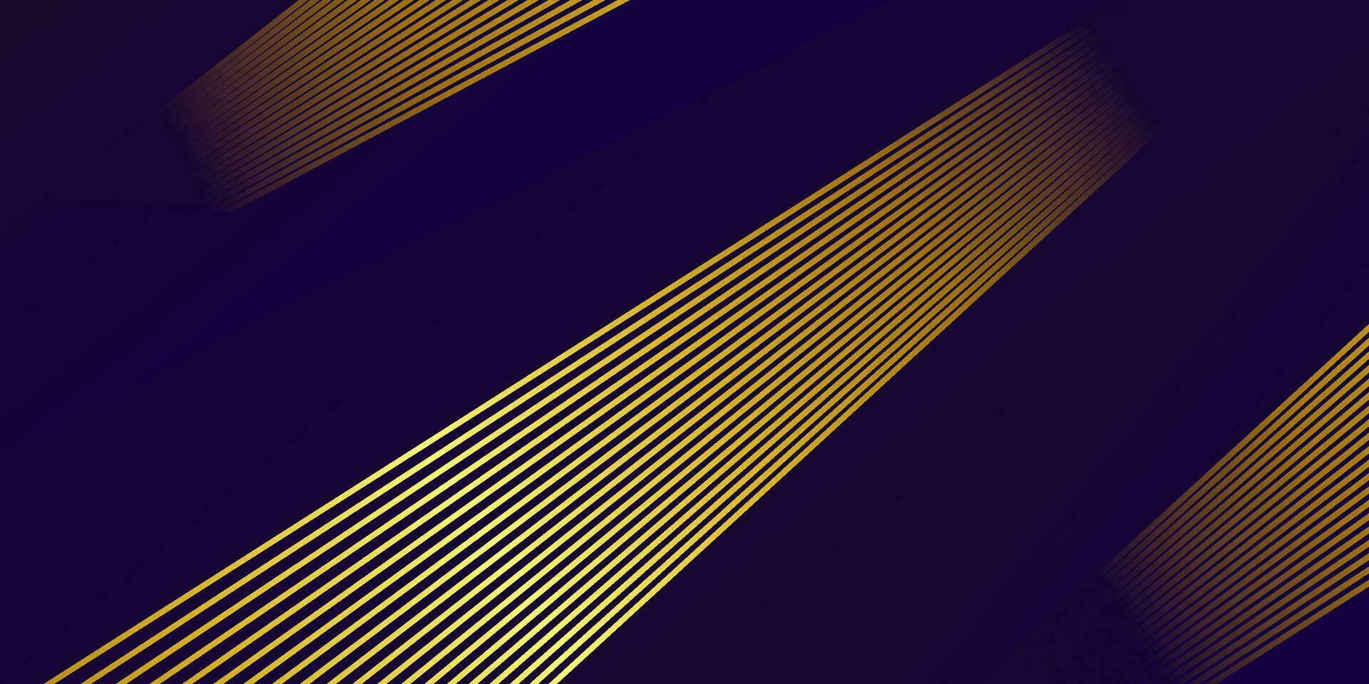 abstract purple background with gold lines vector