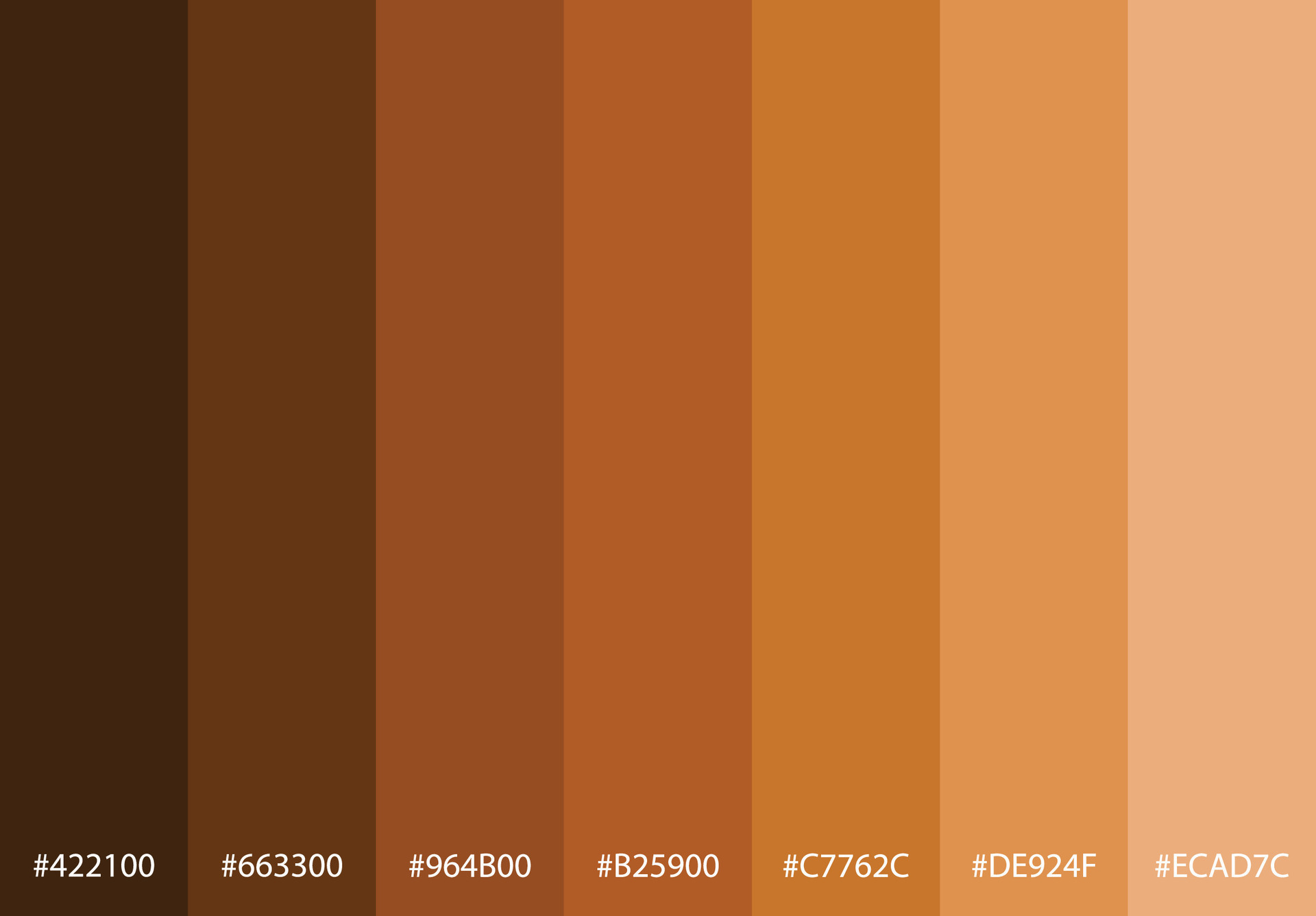 Brown Gradient Color Palette 35045786 Vector Art at Vecteezy