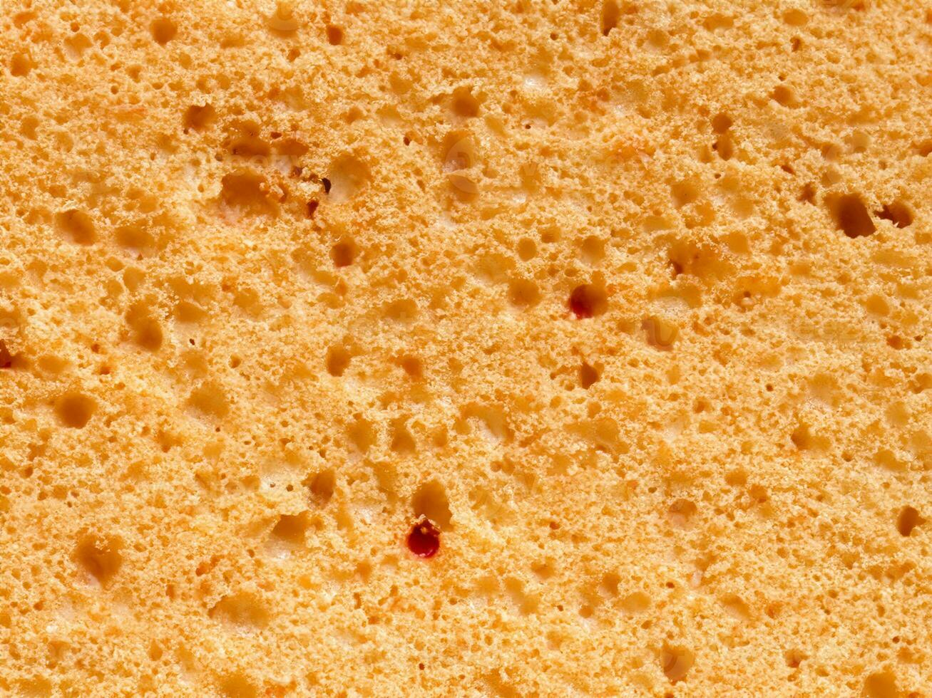 textura de esponja pastel cerca arriba foto