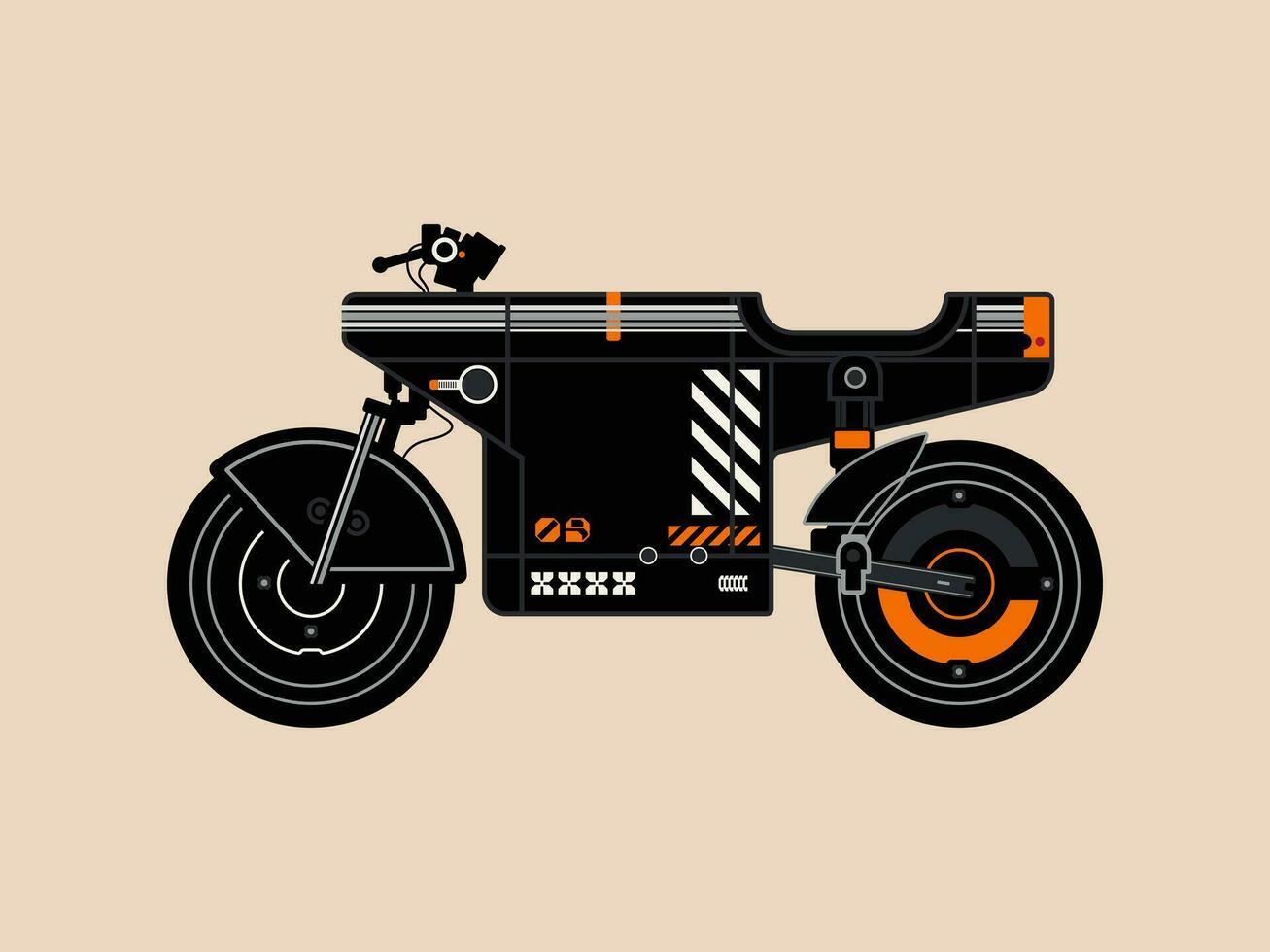 japanese e motorbike electric trail scooter futuristic