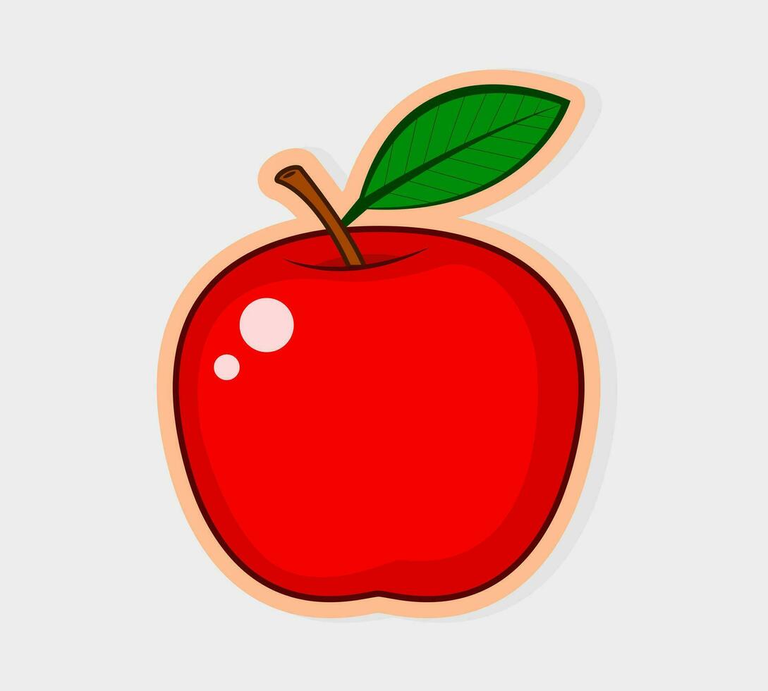 Apple Fruit Sticker Apple Fruit Sticker