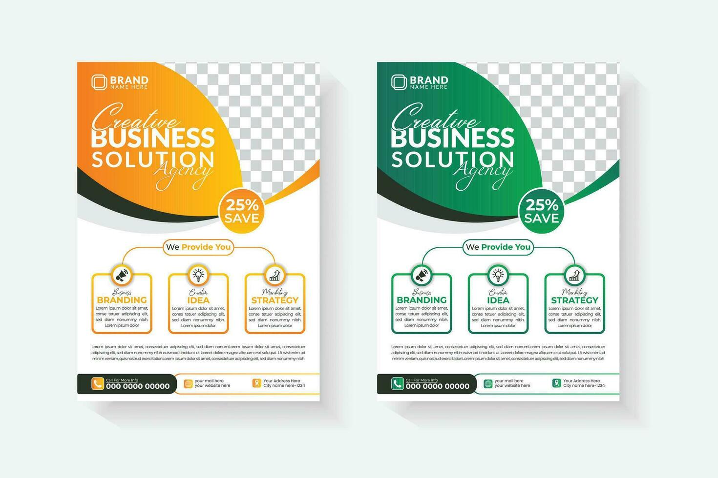 Corporate business brochure flyer design layout template in A4 size with creative and unique layout in a4 size. annual report, poster, promotion, advertise, publication, cover page. vector