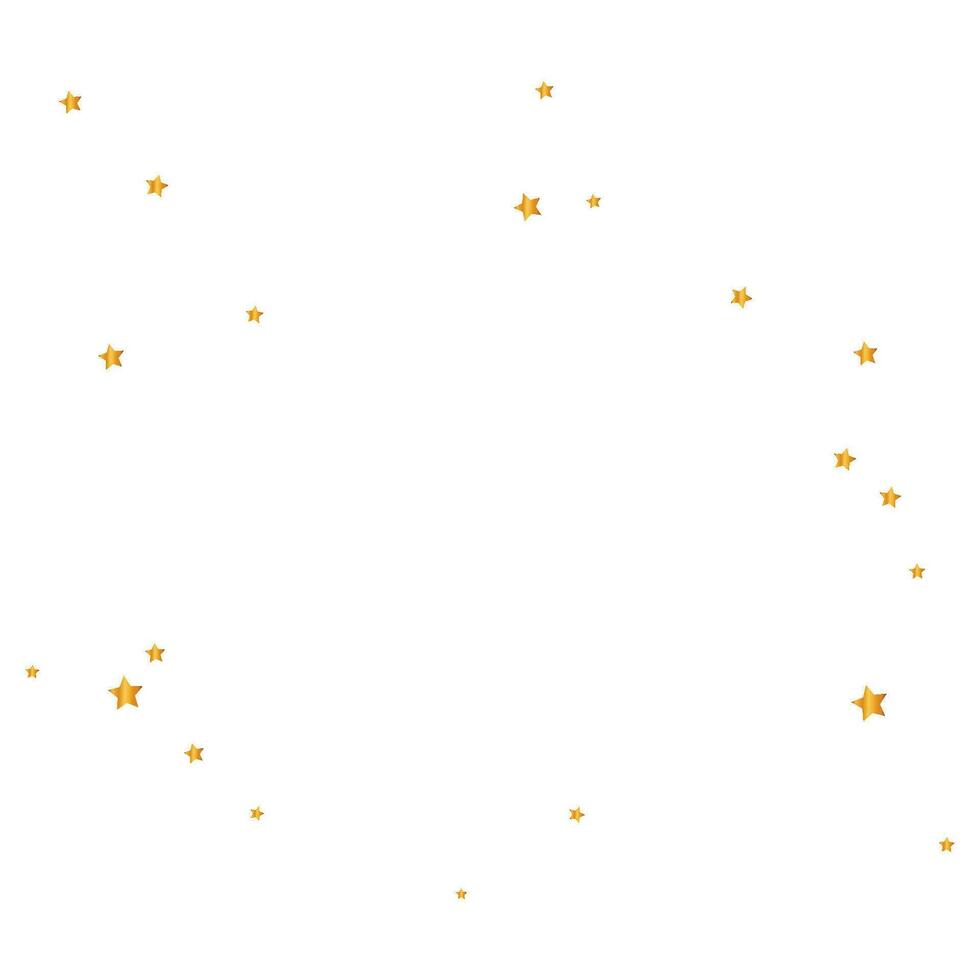 Vector magic stars vector overlay gold stars scattered