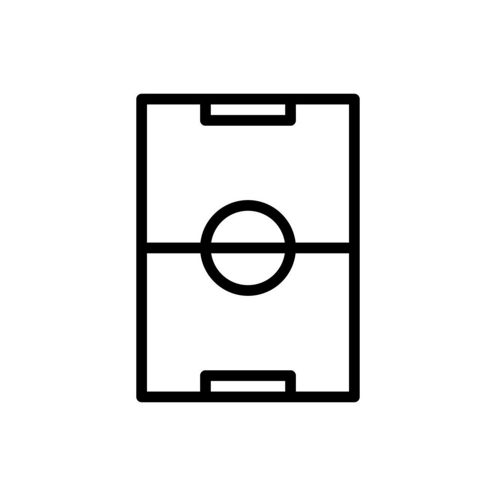 fútbol americano campo icono sencillo diseño estadio icono logo diseño vector
