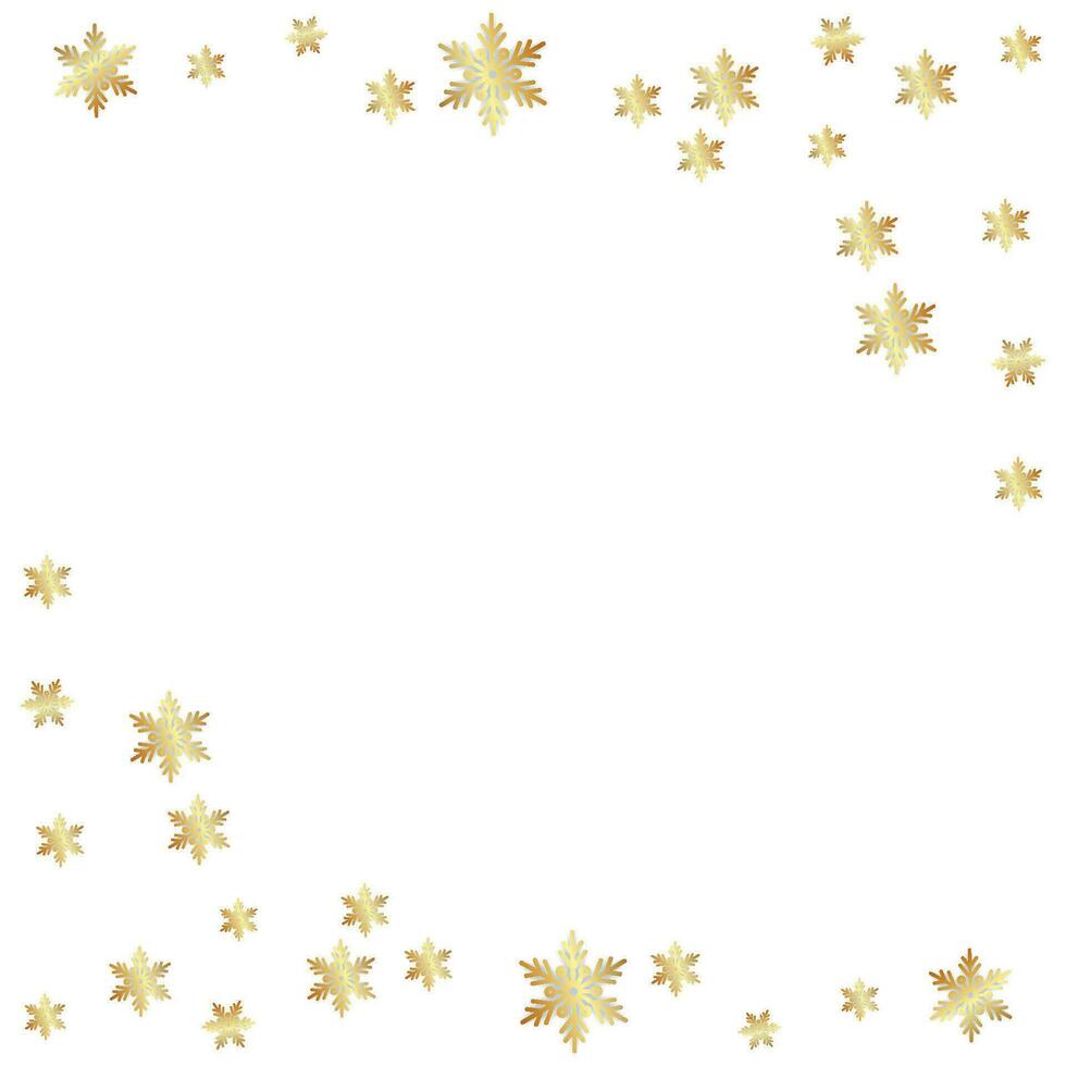 Vector lovely christmas festival greeting in white and golden colors