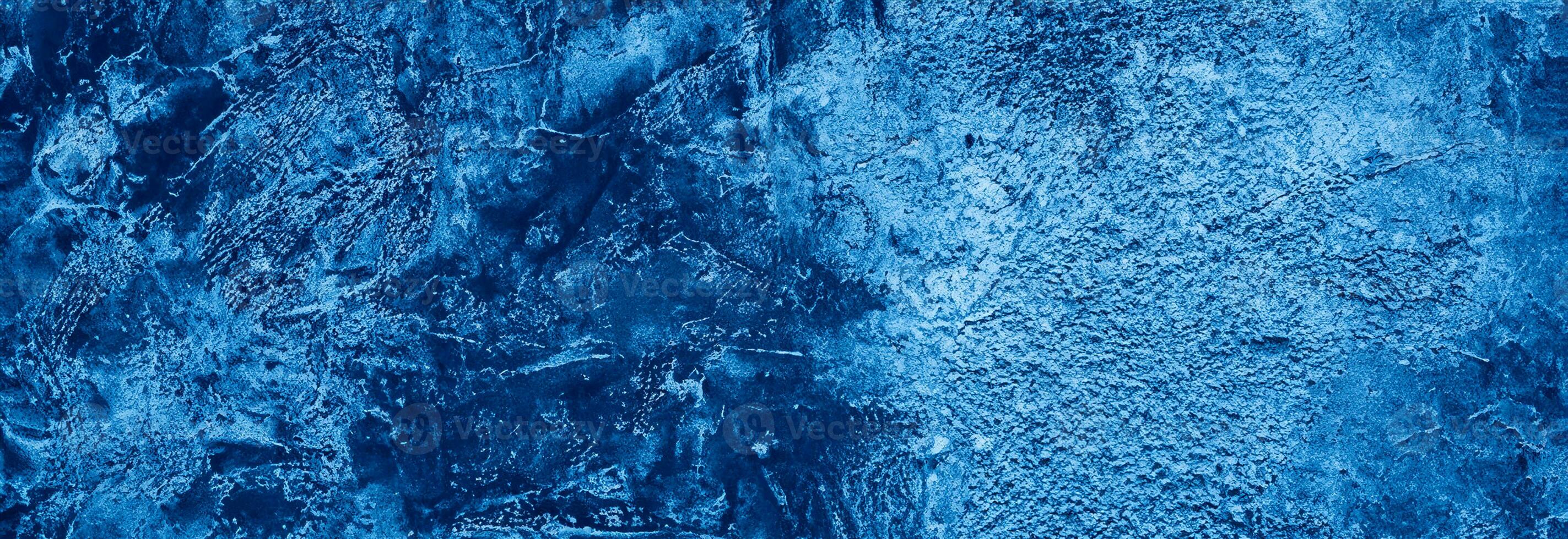 Modern turquoise limestone texture in blue light seam home wall paper concept for flat Christmas wide background, Back concrete table top floor, wall paper granite pattern, grunge seamless surface photo