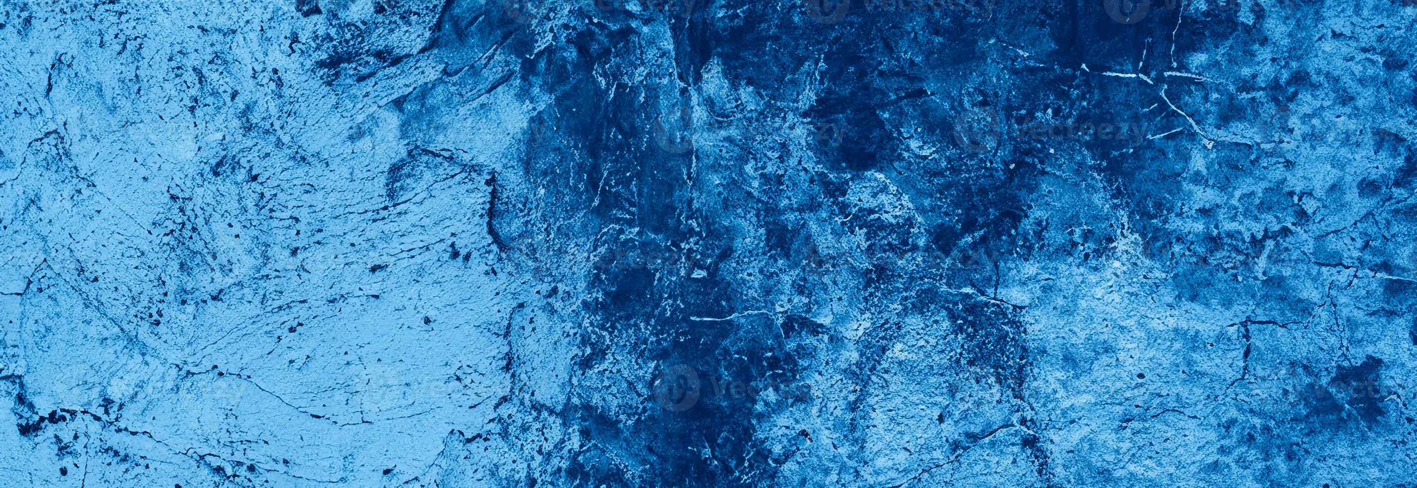 Modern turquoise limestone texture in blue light seam home wall paper concept for flat Christmas wide background, Back concrete table top floor, wall paper granite pattern, grunge seamless surface photo
