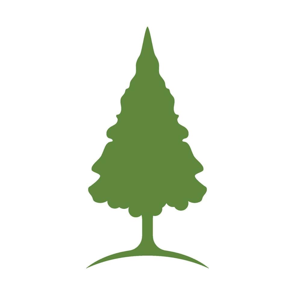 pino árbol logo vector