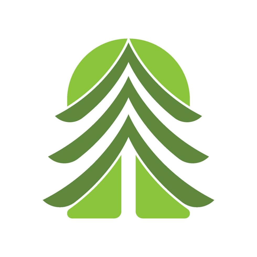 Pine tree logo vector