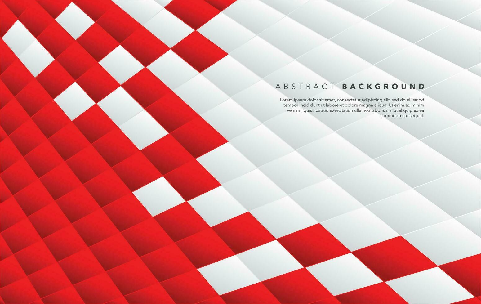 abstract red and white background template for cover and backdrop banner vector