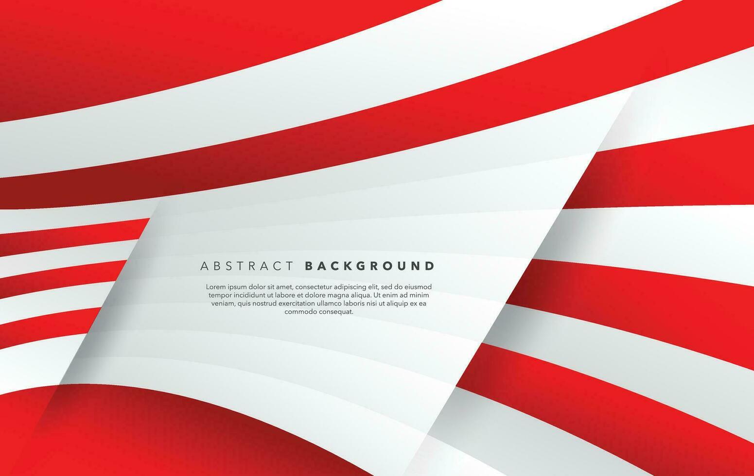 abstract red and white background template for cover and backdrop banner vector