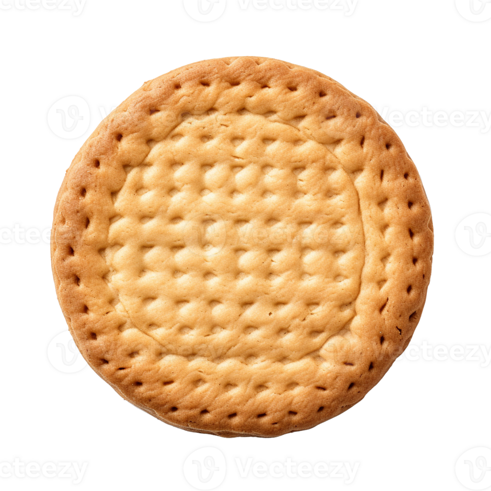 ai gegenereerd biscuit Aan wit achtergrond, fotorealistisch, het beste kwaliteit, gedetailleerd huid, hdr, scherp focus png