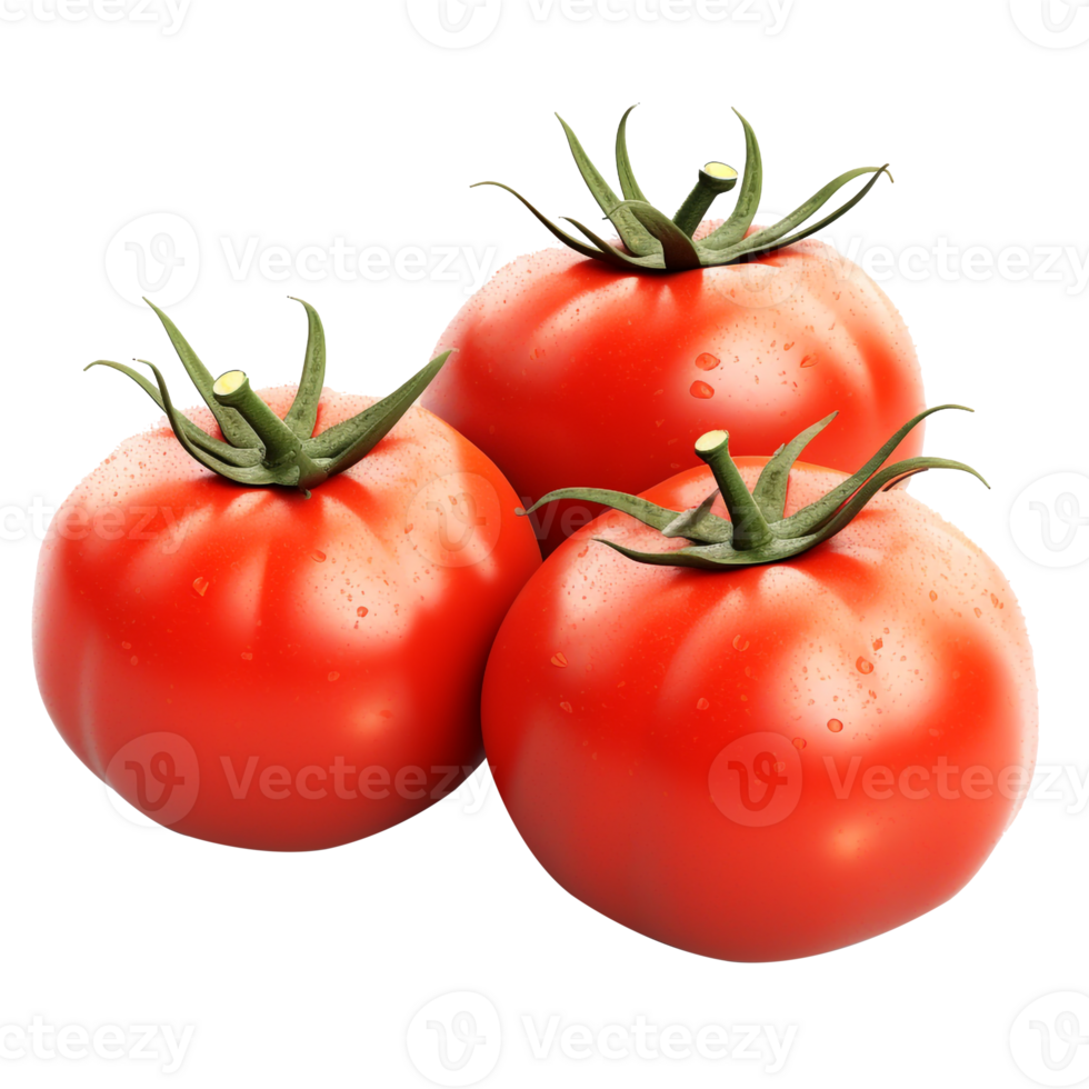 AI generated Fresh red tomato, Tomatoes top view, side view. png