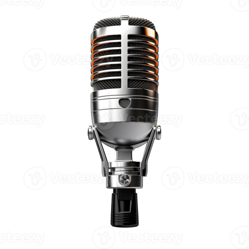 AI generated photo realist condenser microphone, studio condenser microphone. png