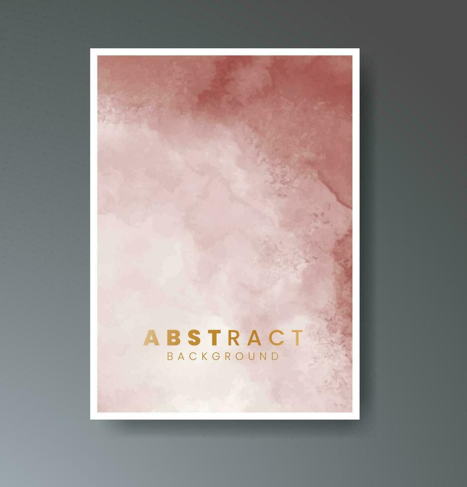 Cover template with watercolor background. Design for your cover, date, postcard, banner, logo. vector