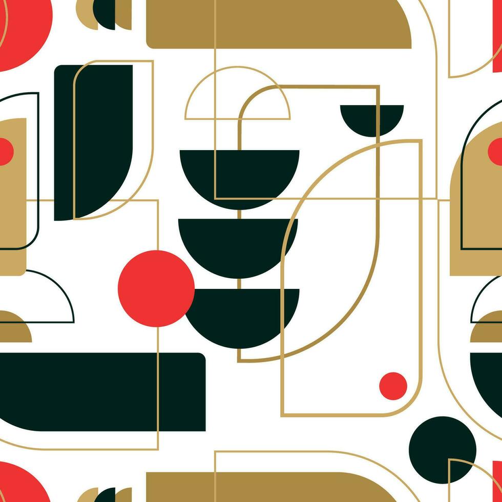 Neo Geometric seamless pattern.Trendy design for print wallpaper,background,banner,web. Abstract background.Neo geo art.Modern decorative banner.Vector illustration. vector