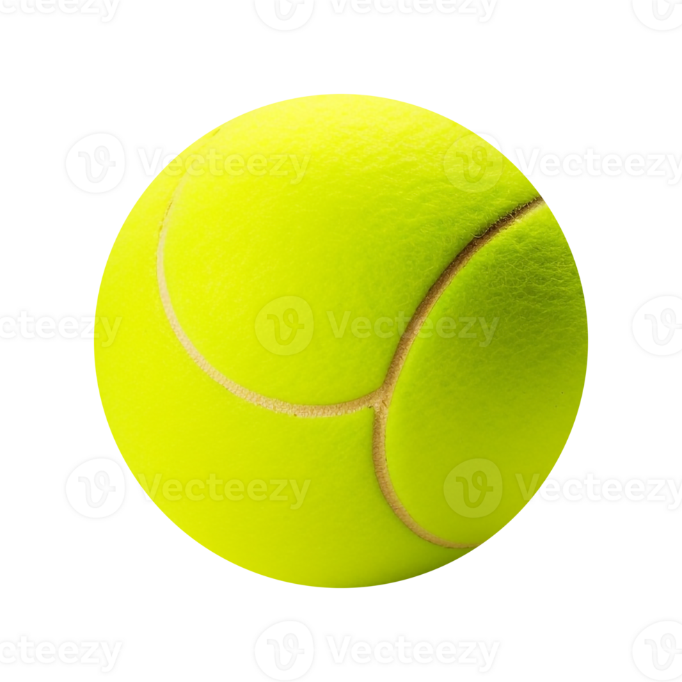 AI generated Tennis Ball on Transparent Background - Ai Generated png
