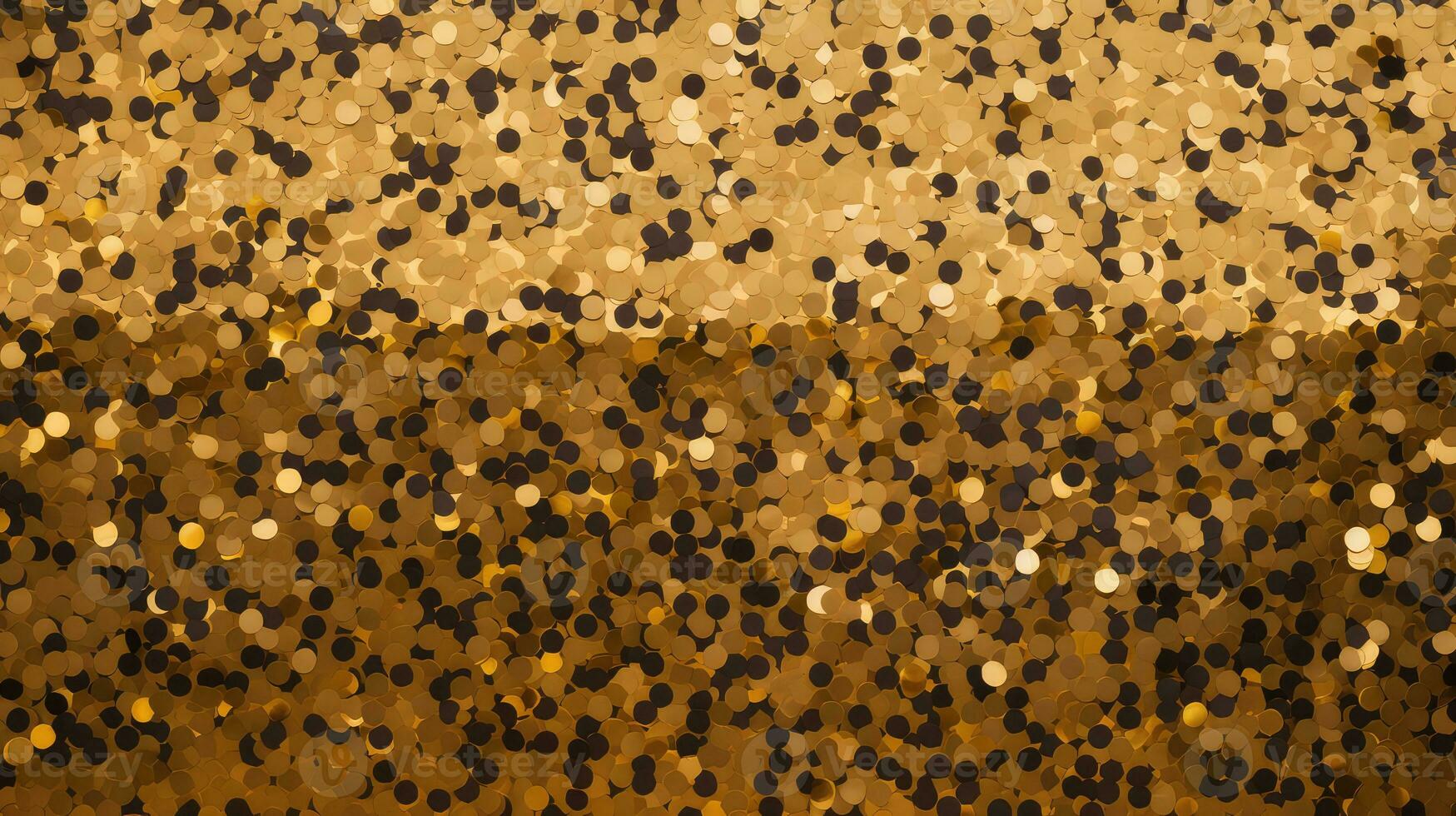 AI generated Golden and Black Glitter Background, Celebration background photo