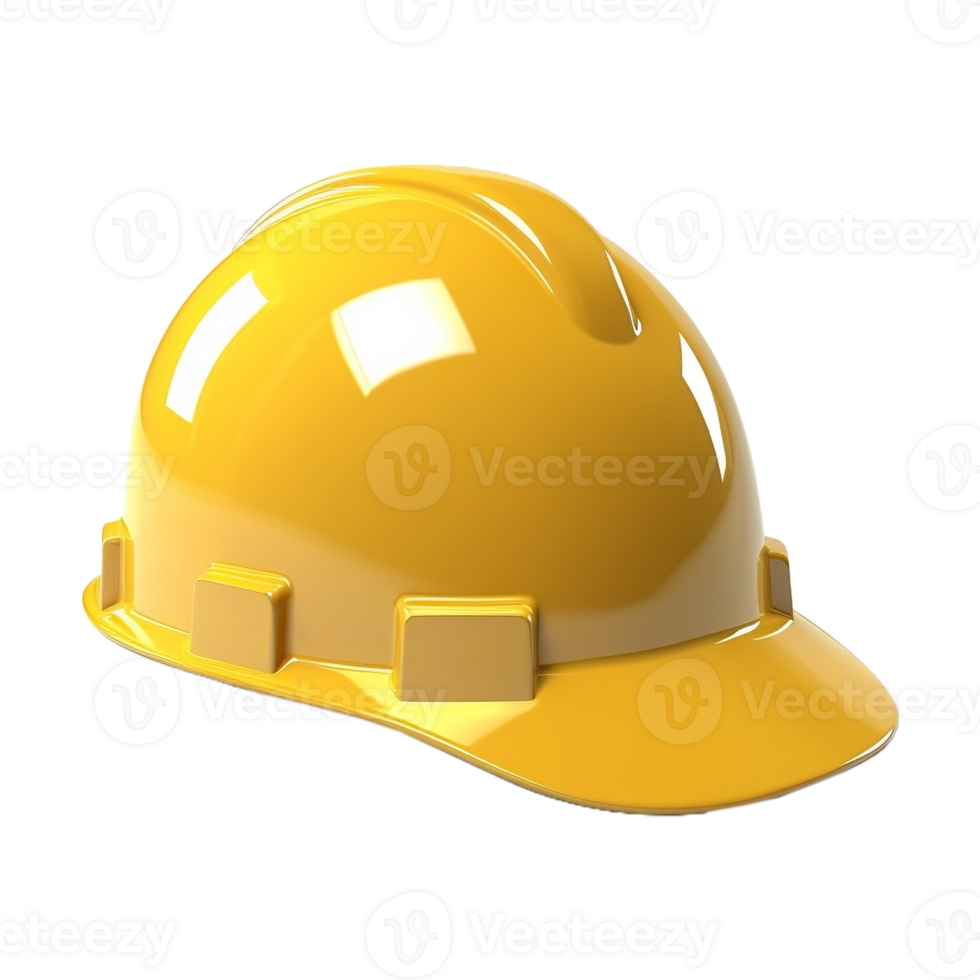 AI generated Construction Worker Cap or Hat on Transparent Background - Ai Generated png