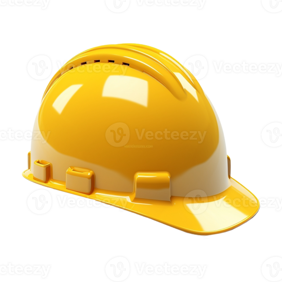 AI generated Construction Worker Cap or Hat on Transparent Background - Ai Generated png