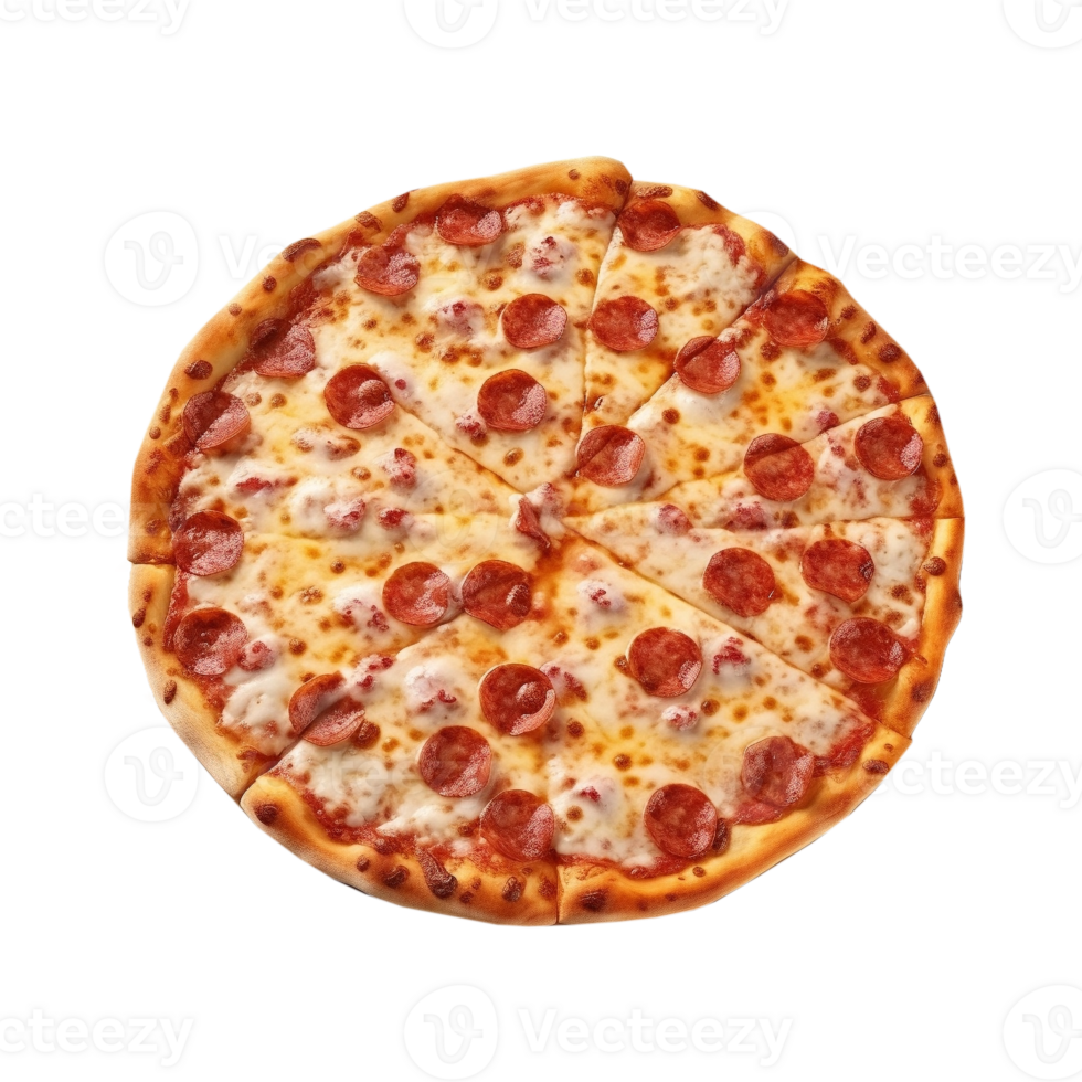 AI generated Pizza on Transparent Background - Ai Generated png