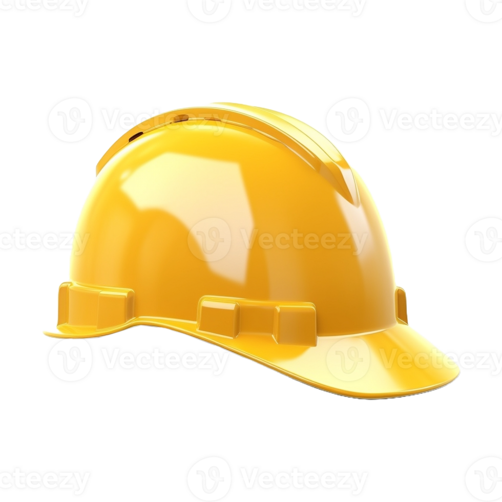 AI generated Construction Worker Cap or Hat on Transparent Background - Ai Generated png