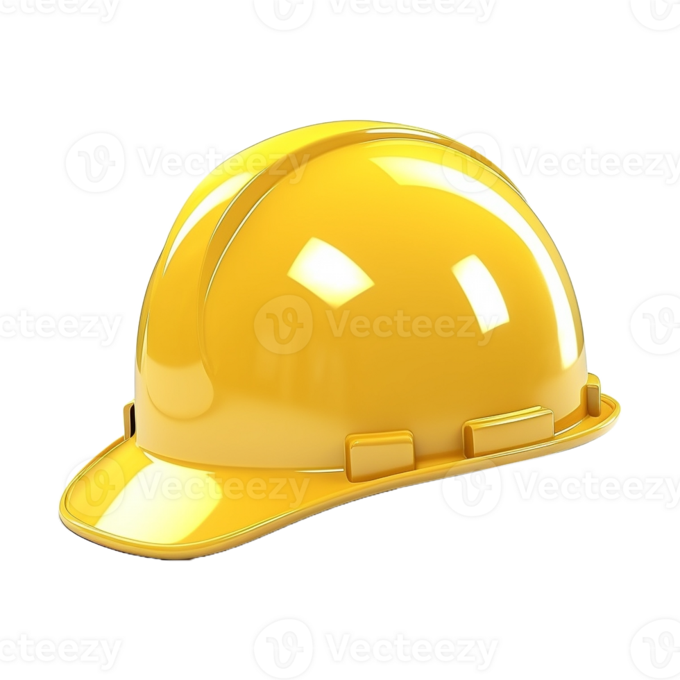AI generated Construction Worker Cap or Hat on Transparent Background - Ai Generated png