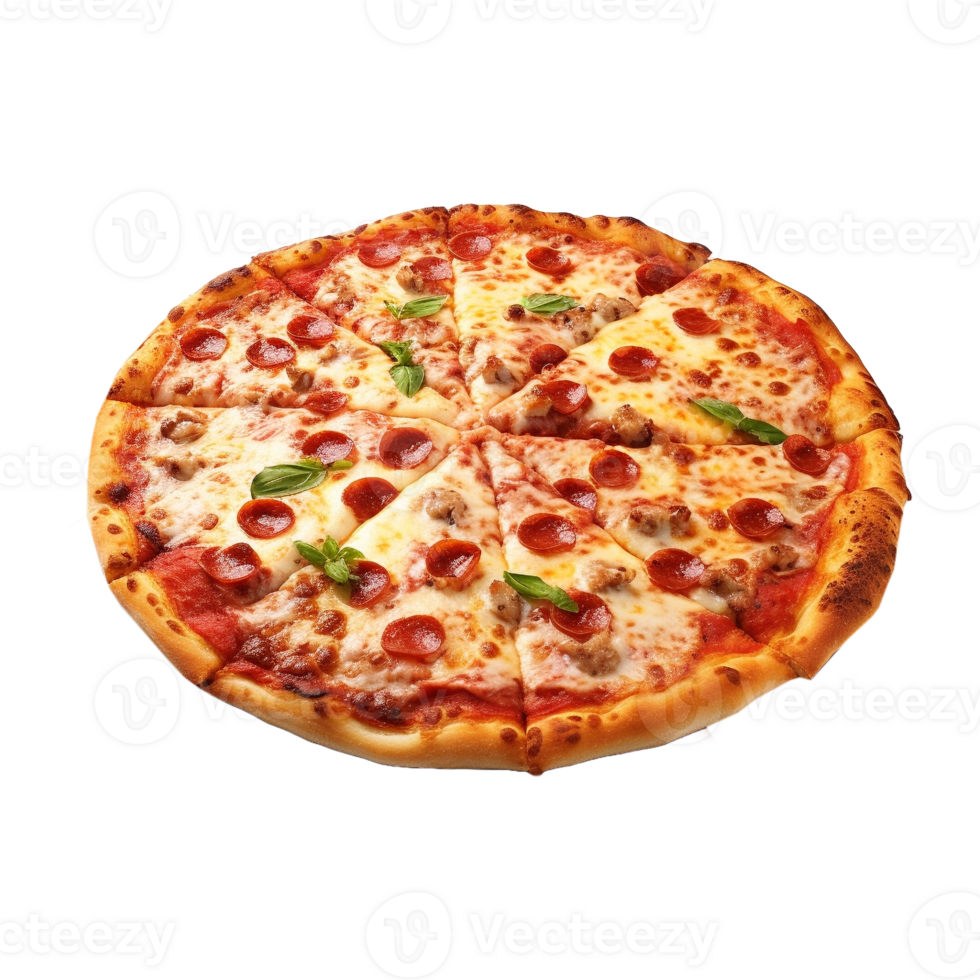 AI generated Pizza on Transparent Background - Ai Generated png